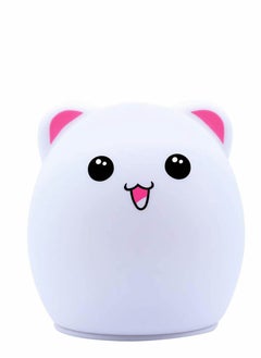 اشتري Lakobos Night Lights, Cute Soft Silicone Bear lamp, Light, Nursery Lamp, Luminous Animal Touch Sensor Control Lamp Portable Color Changing Glow... في السعودية