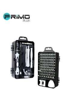 Buy PRIMO PLUS 115-In-1 Magnetic Precision Screwdriver Set Black. in Saudi Arabia