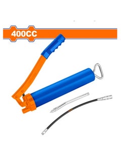 اشتري Wadfow Grease Gun Heavy Duty High Pressure with rigid bent metal nozzle 14oz (WGG2540) في الامارات