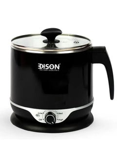 Buy Black Electric Edison Cooking Pot 1.8 Liter 1000 Watt in UAE