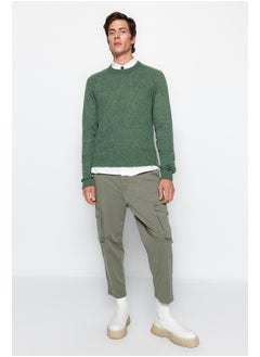 اشتري Sweater - Green - Slim fit في مصر