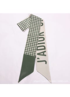 Buy Womens Chiffon Scarf Thin Fashion Korean StyleHoundstooth Green Houndstooth Green in Saudi Arabia