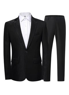 Buy New Slim Fit Suit Two-Piece Set in UAE