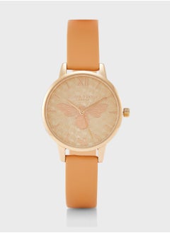 Buy Pale Rose Gold Sunray & Bee Analog Watch in UAE