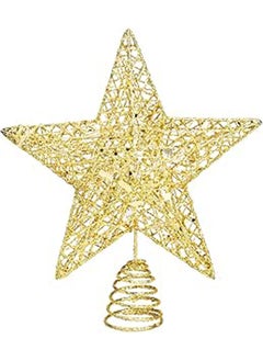 Buy Metal Christmas Tree Topper Glittered Christmas  Hollow  Star in Egypt