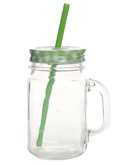 اشتري Glass Mug, Green في الامارات