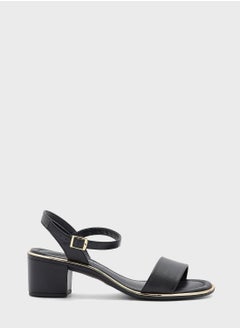 اشتري Ankle Strap Mid Heel Sandals في الامارات