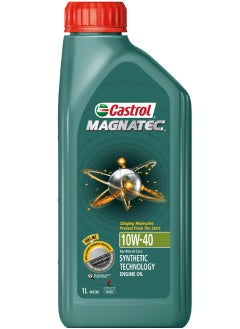 Buy Castrol magnetic engine oil viscosity grade 10W-40 volume of 1 liter in Saudi Arabia