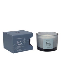 Buy Dash Beach Escape Jar Candle, Blue & White - 292 gm in UAE