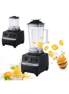 Buy 2.5L 4500W BPA Free Heavy Duty Blender Mixer Electric High Speed Juicer Food Processor Ice Smoothies Crusher Blander in UAE