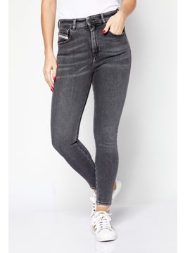 اشتري Women Super Skinny Fit Washed Stretchable Jeans, Wash Black في الامارات