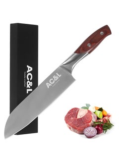 Buy AC&L Kitchen Knife, 11-inch Professional Kitchen Knife, High Carbon Stainless Steel Sharp Knife with Ergonomic Handle and Gift Box for Vegetable Fruit Boneless Meat Restaurant (27.5X1.80cm) in UAE