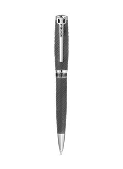 Buy Cooper.2 Textured Grey With Stainless Steel Trims Medium Drill Point Gents Pen 137Mm - PERGB0002005 in UAE