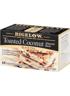 اشتري Bigelow Toasted Coconut Almond Bark 36 Tea Bags (2 boxes of 18) في الامارات