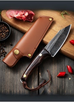 اشتري Carbon Steel Boning Knife Sharp Wooden Handle Knife Handle Meat Knife Barbecue Outdoor Knife - Splitting Knife في السعودية