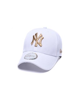 Buy New Era 9Fort New York Yankees Baseball Hat Duck billed Hat Pointed Hat Sun Hat Pure Cotton Men's and Women's Hat Baseball Outdoor White in UAE