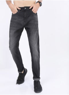 اشتري Tapered Fit Heavy Fade Stretchable Jeans في السعودية