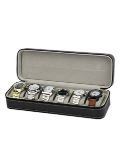 اشتري High-Quality 6-Slot PU Leather Watch Box في الامارات