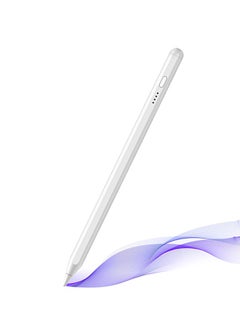 اشتري Stylus pen for iPad, 13-minute fast charging Apple iPad Pencil with anti-palm touch function, tilt sensitivity, suitable for 2018-2022 iPad Air 3/4/5, iPad Mini 5/6, iPad 6/7/ 8/9/10, iPad Pro 11-inch في السعودية