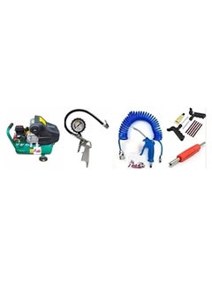 Buy Normal Air Compressor 25 Liter With Air Inflator Kit Air Duster Gun & Hose in UAE