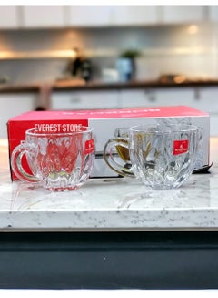 Buy 6 Piece Glass Set For Tea And Coffee - Blinkmax in Egypt
