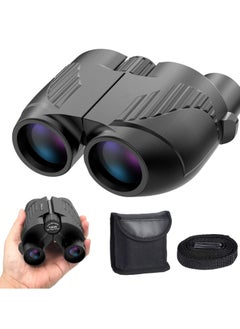 Buy Rodcirant Binoculars 20x25 for Adults and Kids, High Power Easy Focus Binoculars with Low Light Vision, Compact Binoculars for Bird Watching and Travel (Black) in Saudi Arabia