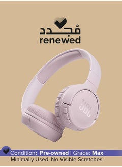 Buy Renewed-Tune 510Bt Wireless On-Ear Headphones - Pure Bass - 40H Battery - Speed Charge - Fast Usb Type-C - Foldable Rose in Saudi Arabia