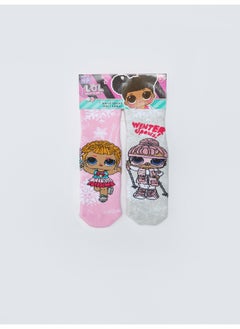 Buy LOL Surprise OMG Licensed Girls' Towel Socks 2 Pack in Egypt