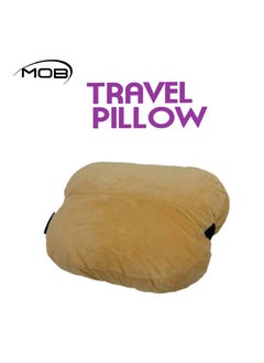 Buy Comfort Travel Pillow Car Neck Rest Grade Memory Foam Contoured  Car Headrest Universal Fit 1 Pcs MOB Beige in Saudi Arabia