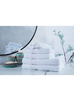 اشتري Essential 6 Pieces Towel Set - White في الامارات