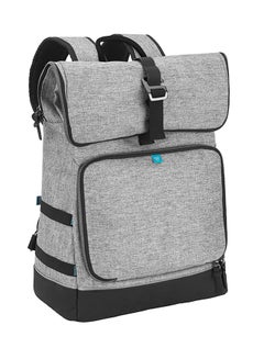 Buy Sancy Diaper Bag Backpack, Unisex Back Pack With Heavy Duty Roll-Top Closure, Large Insulated Compartment With Changing Pad And Accessories - Smokey in UAE