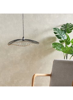 اشتري Elbe Metal E27 Pendant Light with Paper Rope Shade 55.5 x 16 x 56 cm في السعودية