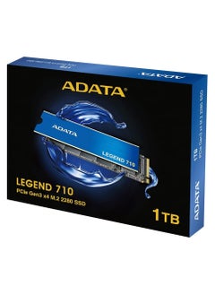 Buy ADATA ALEG-710-1TCS Legend 710 M.2 PCIe Gen3 x4 1TB Solid State Drive, Black in Saudi Arabia