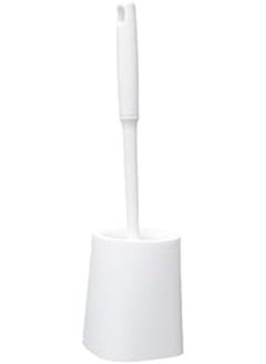 Buy Silicone Toilet Cleaning Brush 41Cm Base With Wall Mount Adhesive - White in Egypt