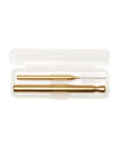 اشتري Kikkerland Copper Travel Straw Set في الامارات