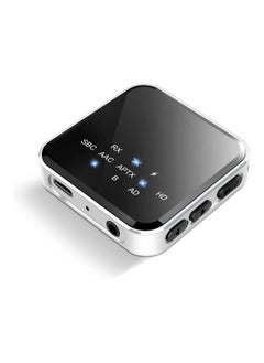 Buy Bluetooth 5.2 Transmitter Receiver for TV to Wireless Headphones,Speakers, APTX Adaptive,HD,Low Latency Wireless 3.5mm AUX Audio Adapter for PC ,Car ,Gym, Home Stereo System, 15hrs Playtime, Dual Link in Saudi Arabia