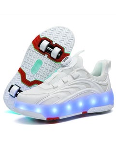 اشتري New Four-Wheel Skate Shoe Luminous Pulley Shoes في الامارات