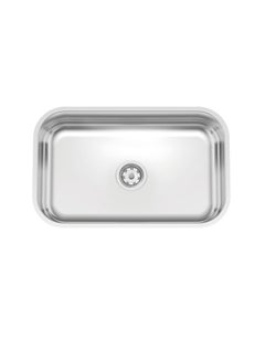 Buy Lavinia 56 BL Polished stainless steel bowl 56x34x14 cm in UAE