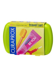 اشتري Travel-Set Green. Set includes Travel Toothbrush CS 5460, 10ml Be You Toothpaste, Interdental Brush CPS prime 07, CPS prime 09. في الامارات