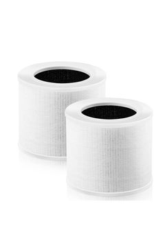 اشتري 2-Pack of 3-in-1 HEPA H13 Replacement Filters - Featuring Activated Carbon Efficiency, Perfectly Compatible with Core Mini Air Purifiers, Efficient Air Cleaning Solution with Core Mini-RF في السعودية