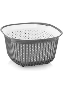 اشتري Foly Life Double Drain Vegetable Strainer Bowl في الامارات