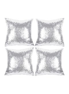 Buy SYOSI, Sparkling Sequins Pillow Covers, Luxury Home Satin Throw Pillow Covers Set of 2 Hidden Zipper Pillow Case for Couch Wedding Bed Living Room Party Sofa Decor in Saudi Arabia