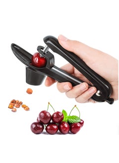 Buy Cherry Pitter Tool Pit Remover Heavy-Duty Stainless Steel Olive Pitter Tool for Making Cherry Jam Black in UAE