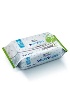 Buy Hygiene Baby Water Wipes with Kiwi - 60 Pieces in Egypt