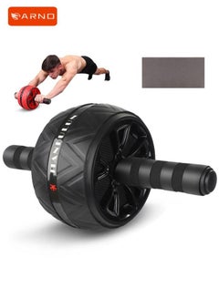 اشتري Roller Exercise Wheel Fitness Equipment Mute Roller For Arms Back Belly Core Trainer Body Shape With Free Knee Pad في الامارات