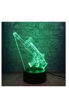 اشتري 3D Lamp Cool Battle Royale Game 7 Color Change Desk Table LED Night Light Illusion Boy Kid New Year Gift في الامارات