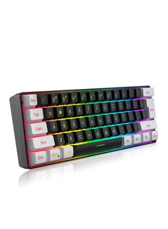 اشتري لوحة مفاتيح سلكية للألعاب 61 مفتاحًا بإضاءة خلفية RGB في الامارات