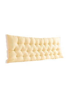 Buy Large Bolster Headboard Pillow Daybed Pillows Bed Rest Reading Pillow Bed Headboard Pillow Backrest Positioning Support Pillow with Velvet Washable Cover in UAE