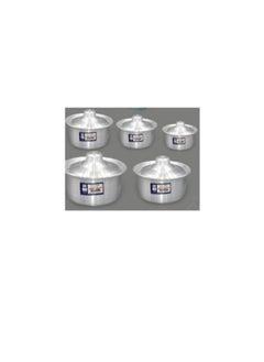 Buy Matt aluminum cookware set - 4 pieces - 19-22 cm in Saudi Arabia