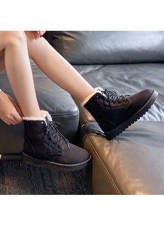 Buy Winter Cotton Martin Boots Women Furry Plus SizeBlack 901 Black 901 in UAE